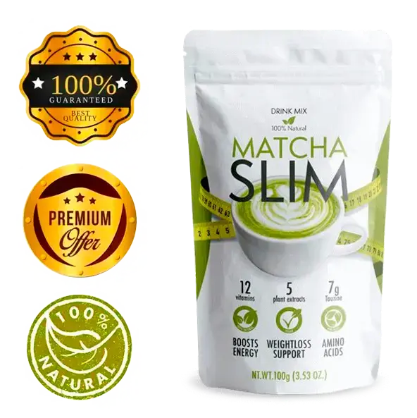 Envase del producto Matcha Slim